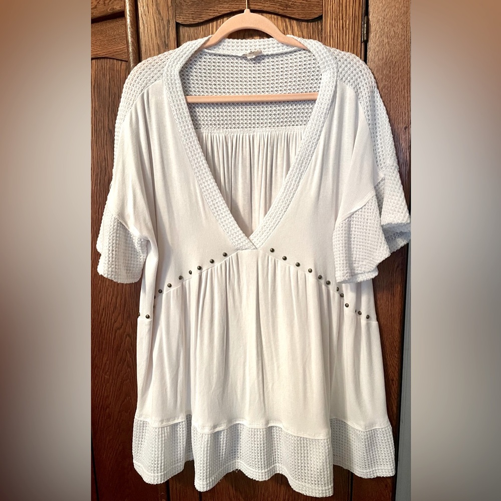 POL Clothing Oversized Short Sleeve Top